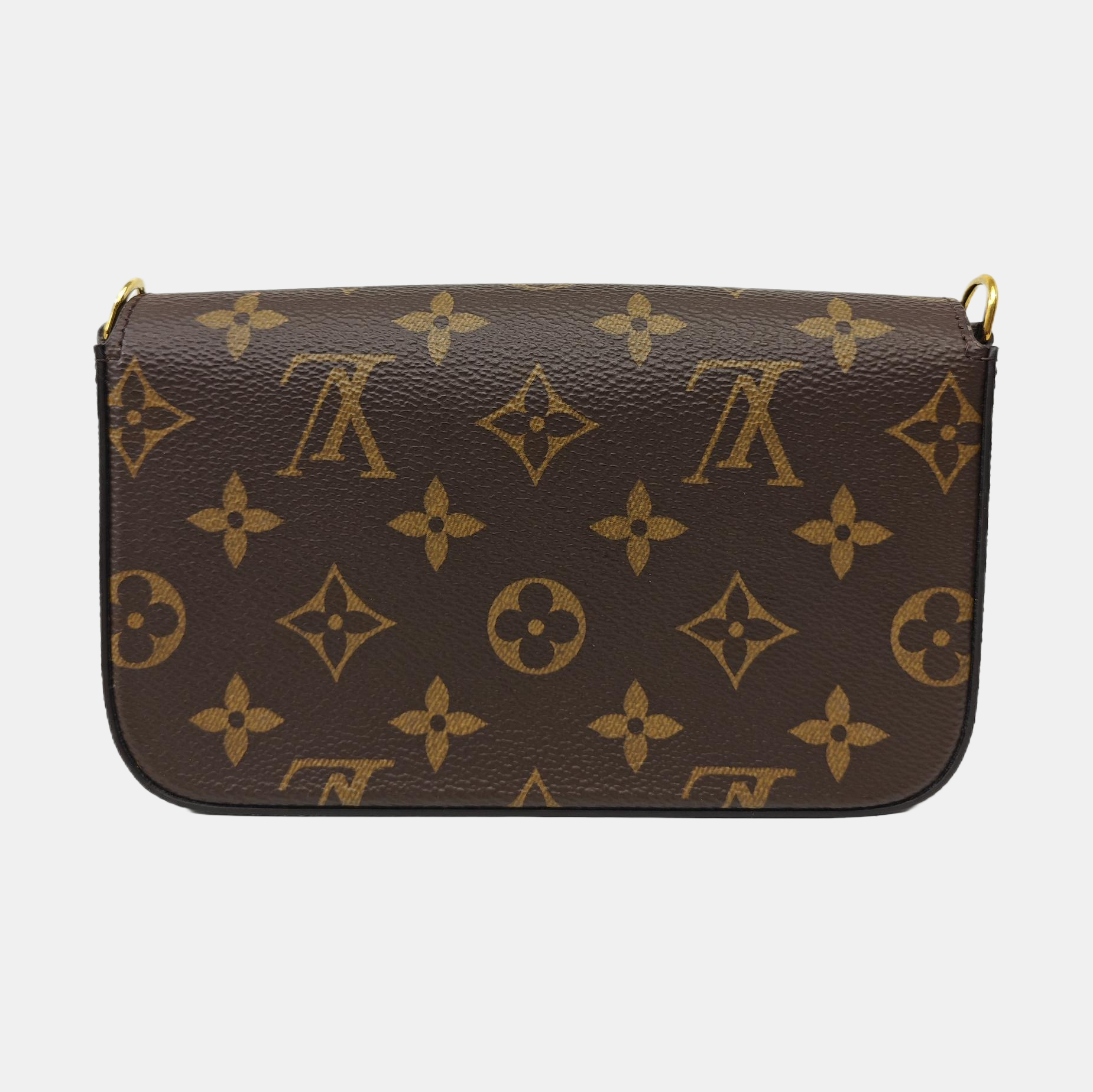 FÉLICIE Monogram Coated Canvas Brown