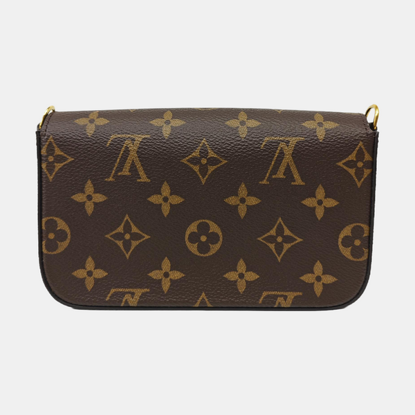 FÉLICIE Monogram Coated Canvas Brown