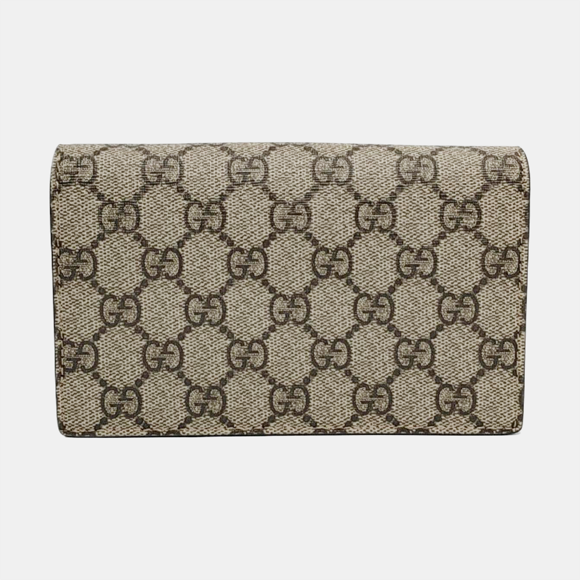 GG Supreme Mini Monogram Coated Canvas Beige