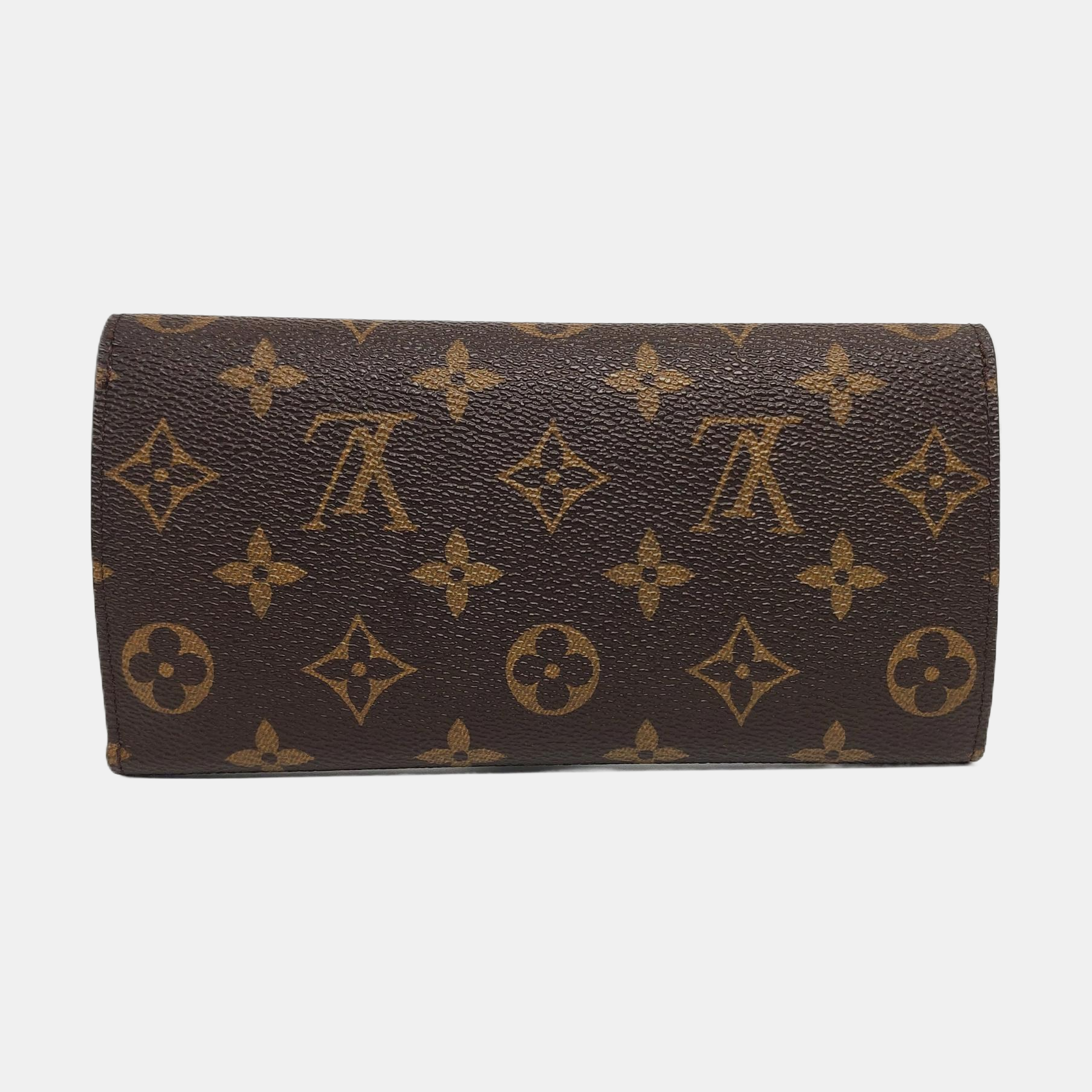 JOSÉPHINE Monogram Coated Canvas Brown Wallet