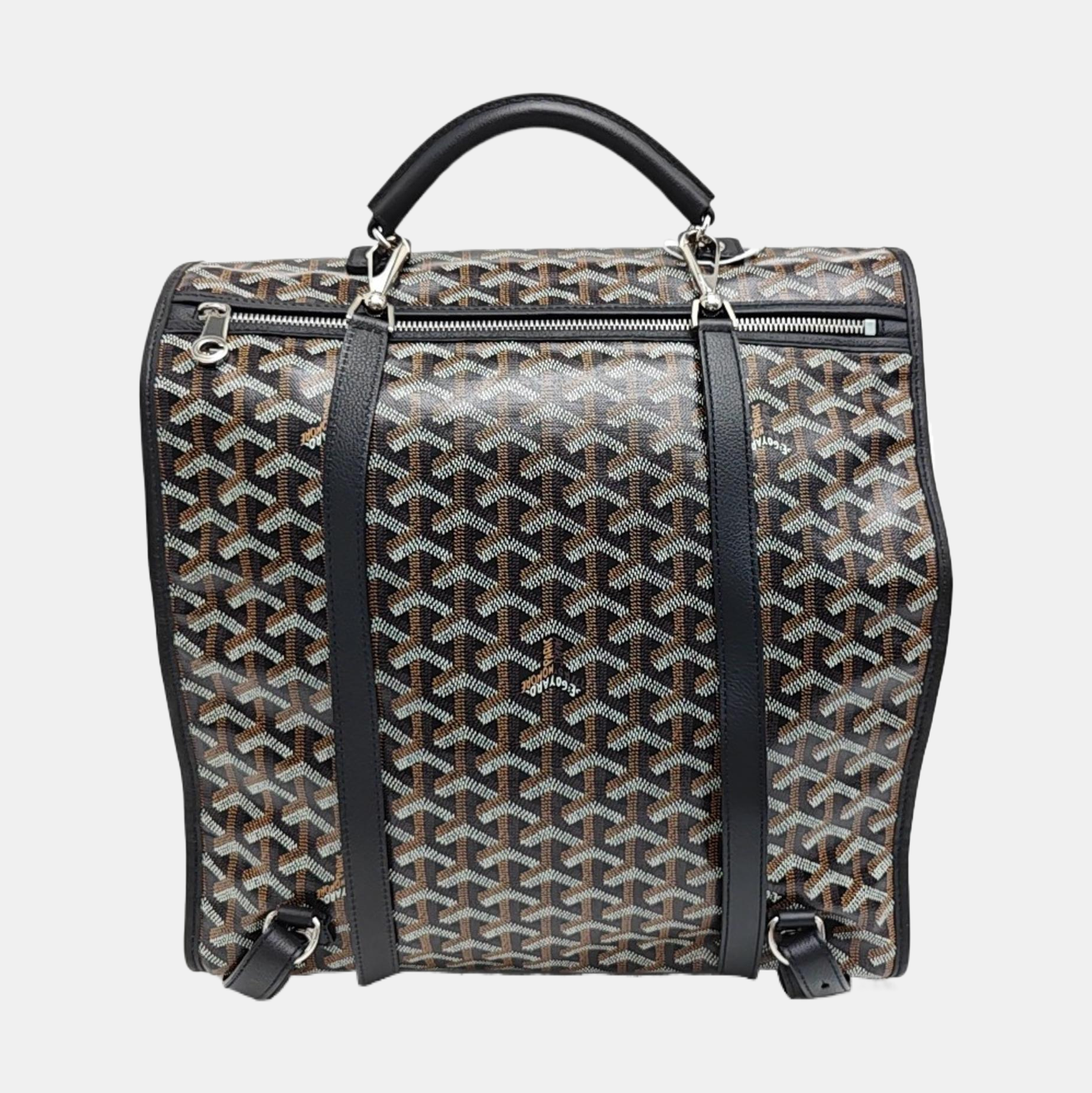 Saint Léger Coated Canvas Black