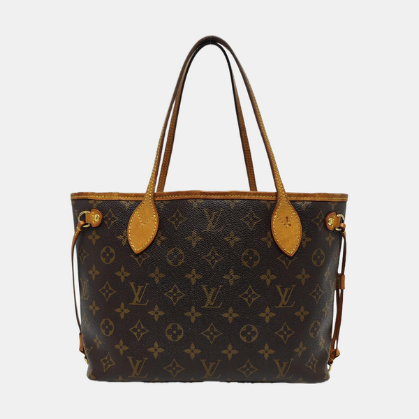 NEVERFULL PM Monogram Coated Canvas Brown