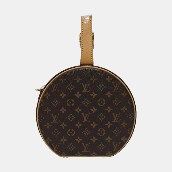 BOITE CHAPEAU PM Monogram Coated Canvas Brown
