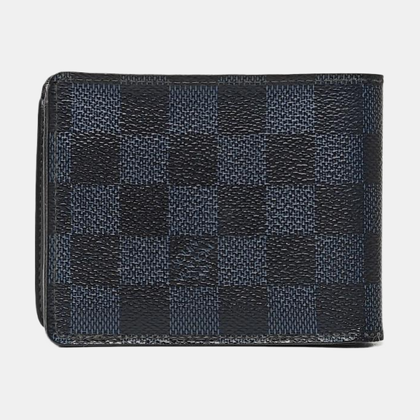 SLENDER Damier Coated Canvas Blue Wallet