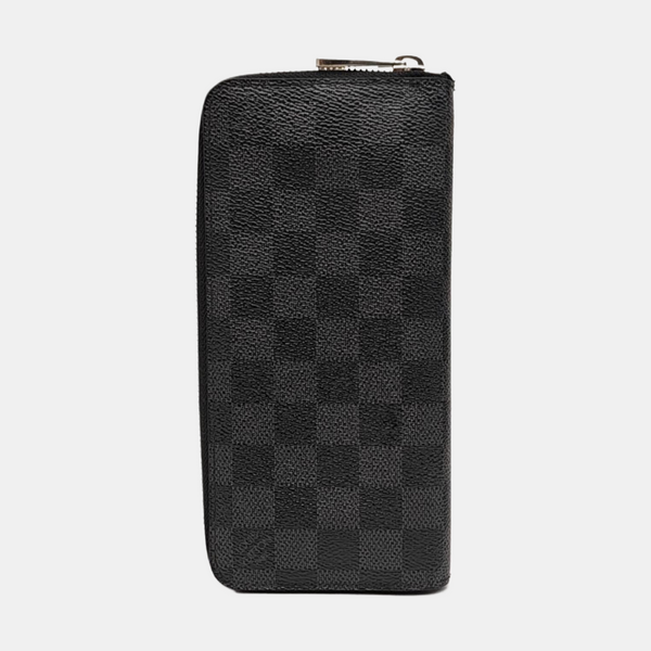 BRAZZA Damier Graphite Coated Canvas Black Wallet