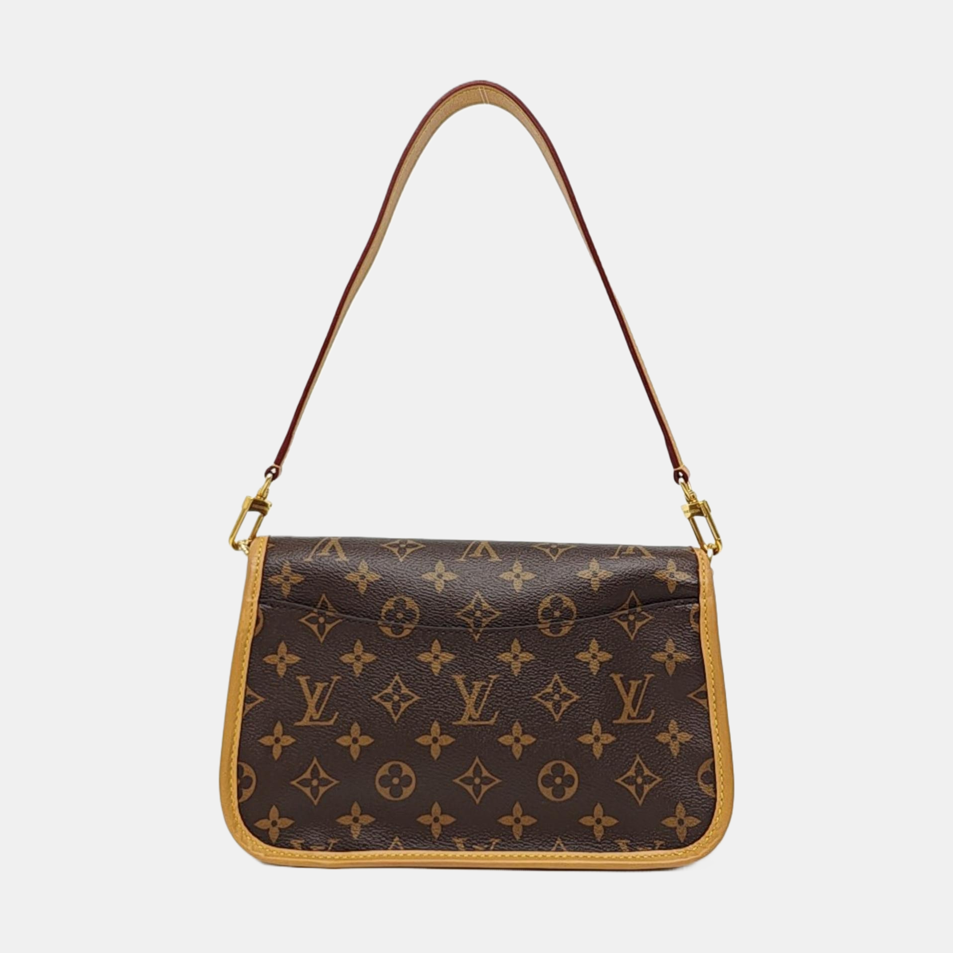 DIANE Monogram Coated Canvas Brown