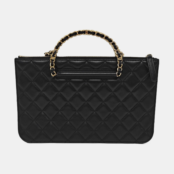 Quilted Lambskin Black