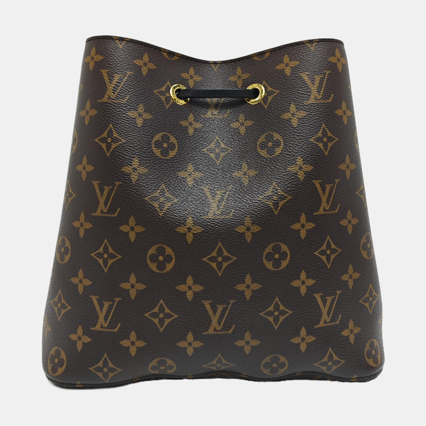NÉONOÉ MM Monogram Coated Canvas Brown