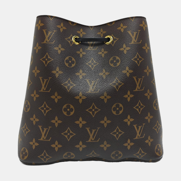 NÉONOÉ MM Monogram Coated Canvas Brown