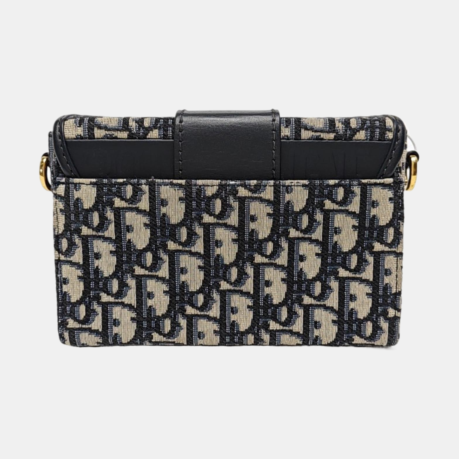 30 Montaigne Mini Oblique Canvas Blue