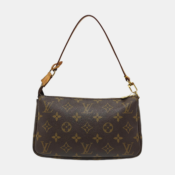 ACCESSOIRES Monogram Coated Canvas Brown