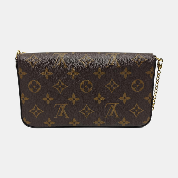 FÉLICIE Monogram Coated Canvas Brown