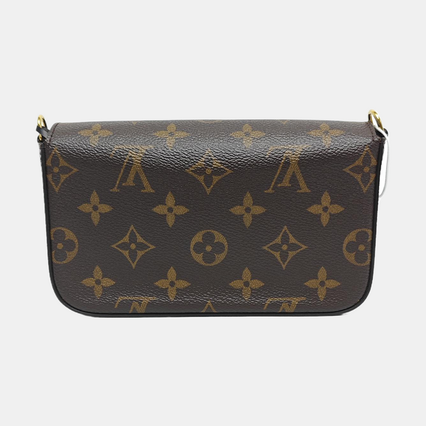 FÉLICIE Monogram Coated Canvas Brown