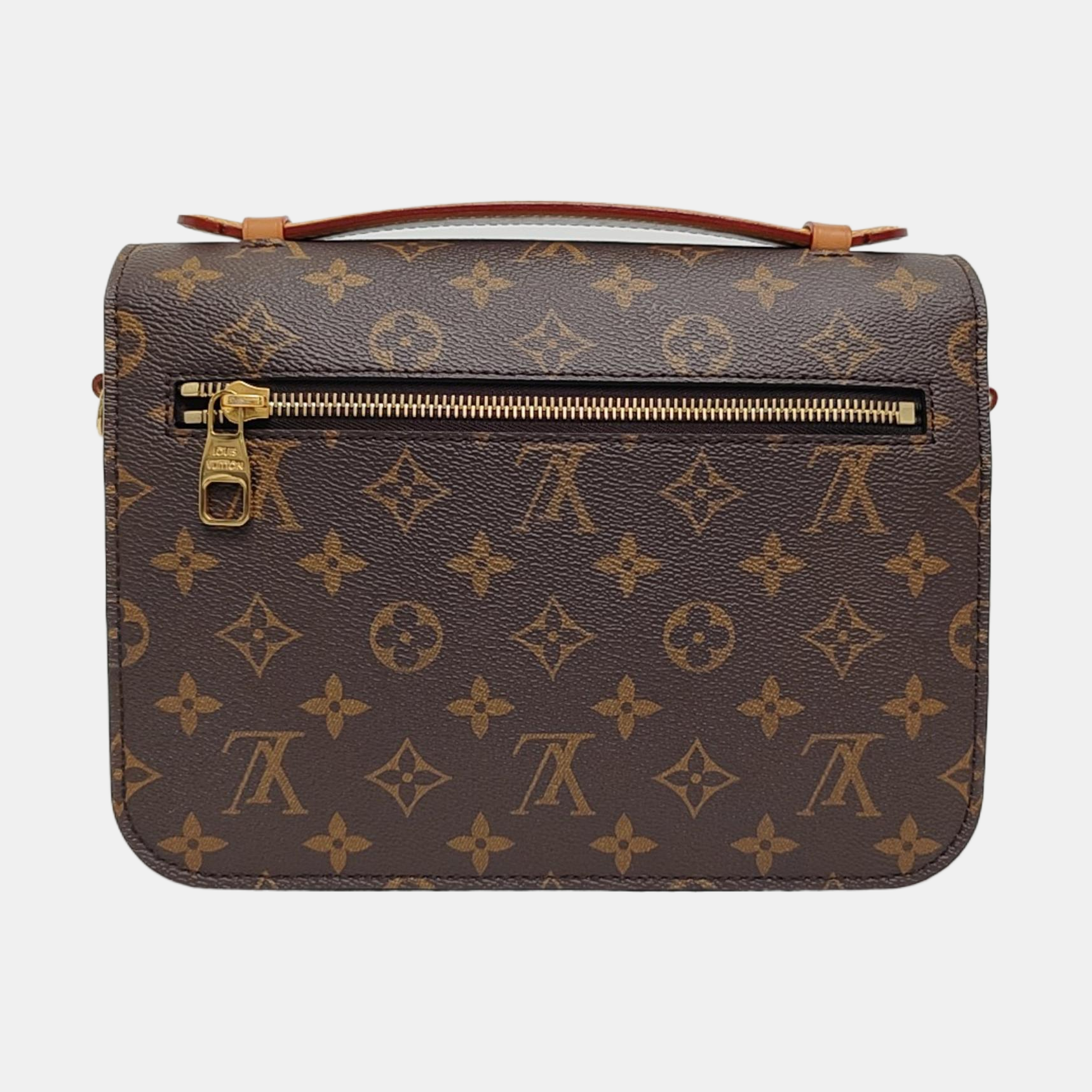 MÉTIS MM Monogram Coated Canvas Brown
