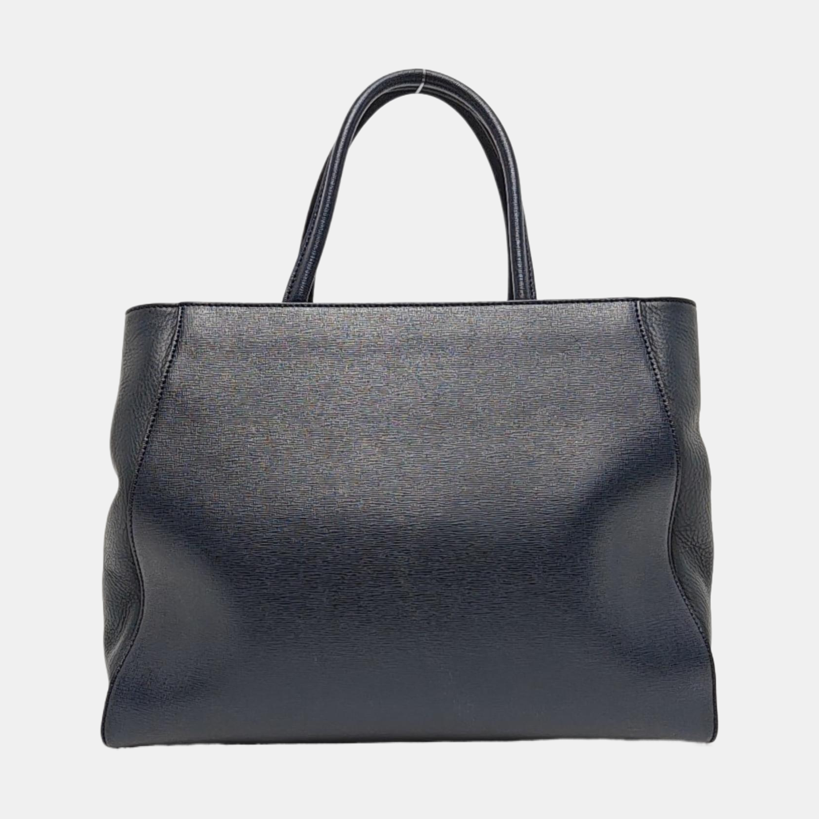 2 Jours Medium Calfskin Blue