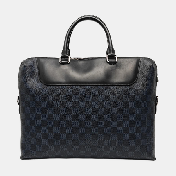 PORTE-DOCUMENTS Damier Coated Canvas Blue