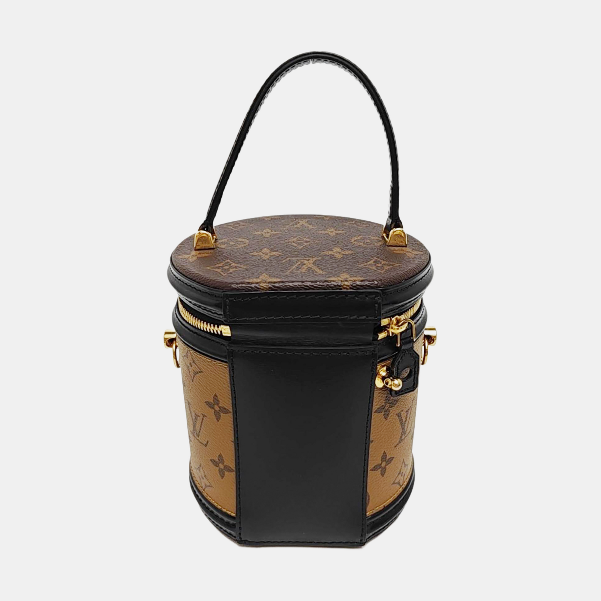 CANNES PM Monogram Coated Canvas Brown