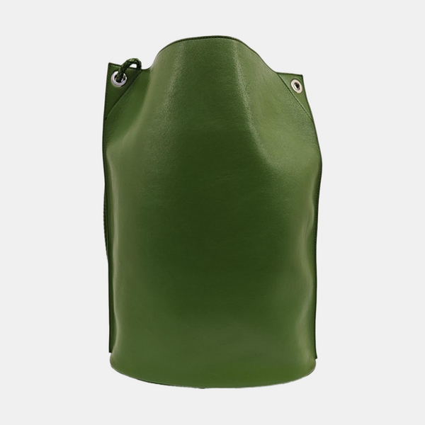Calfskin Bucket Bag Green