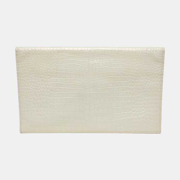 UPTOWN Small Calfskin White