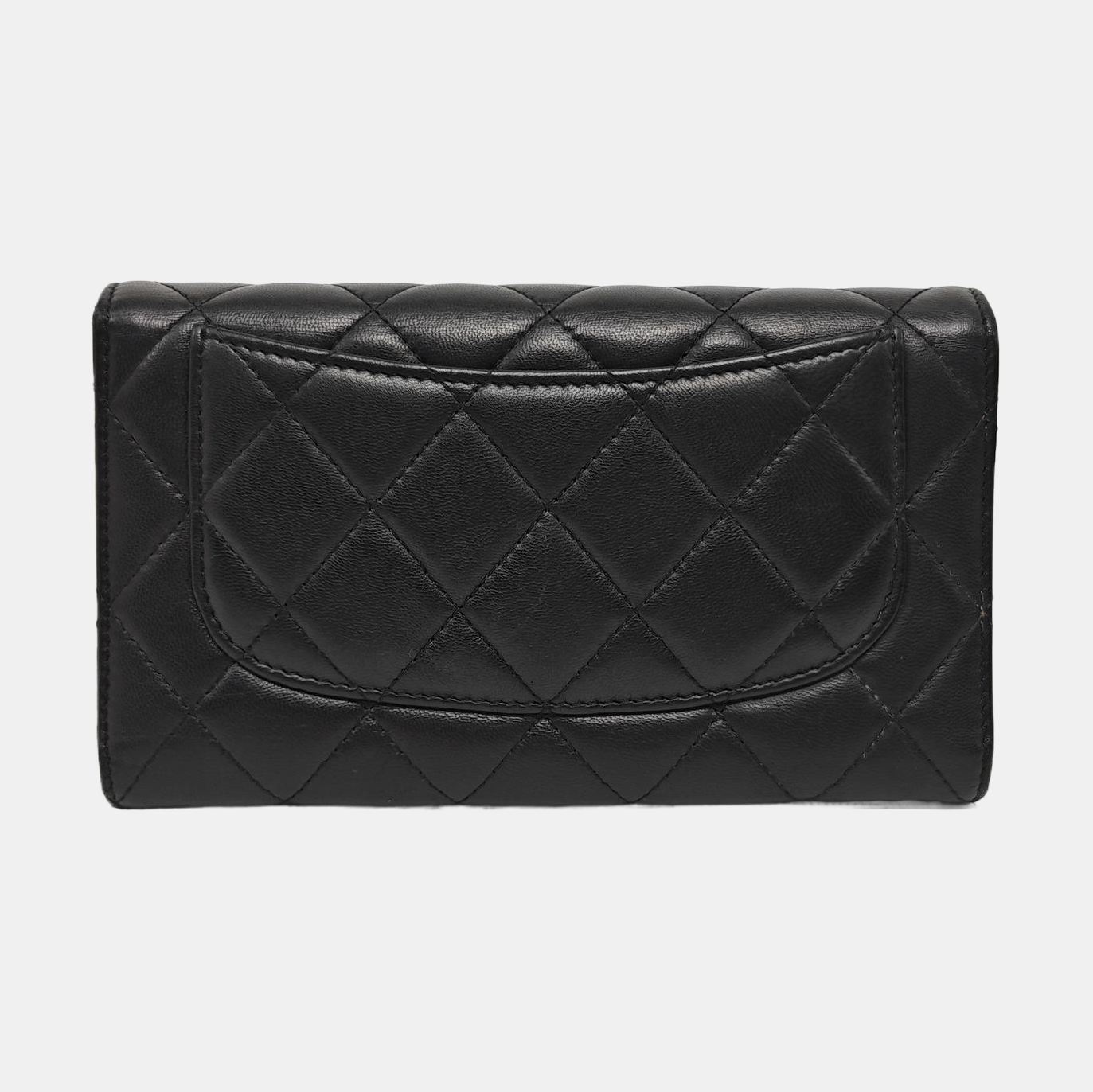 CLASSIC FLAP Mini Quilted Lambskin Black Wallet