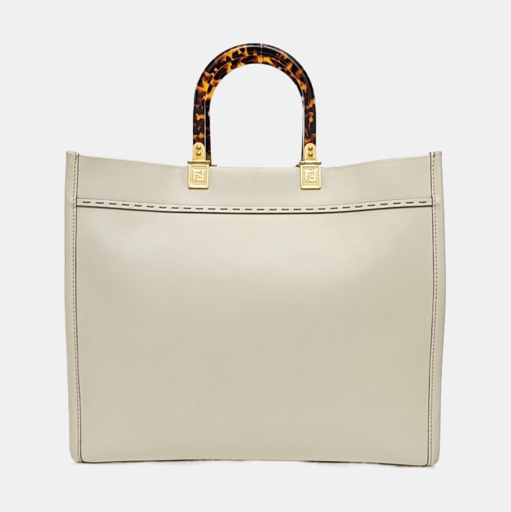 Sunshine Medium Calfskin White