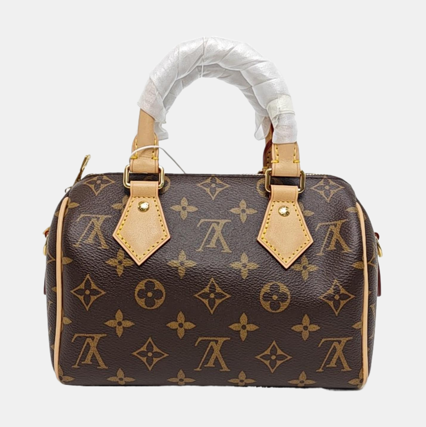 SPEEDY 20 Monogram Coated Canvas Brown