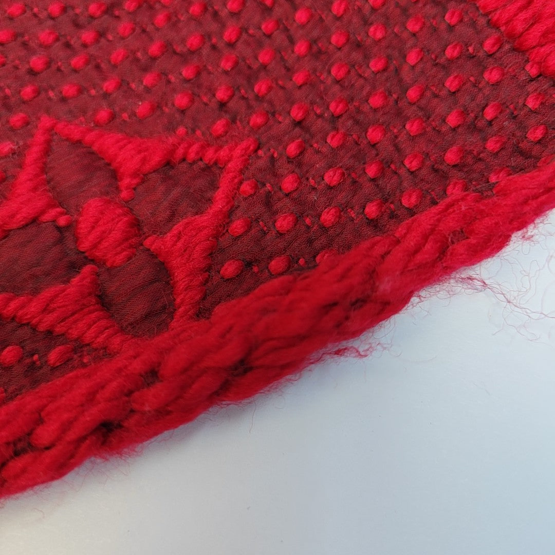Wool Scarf Red