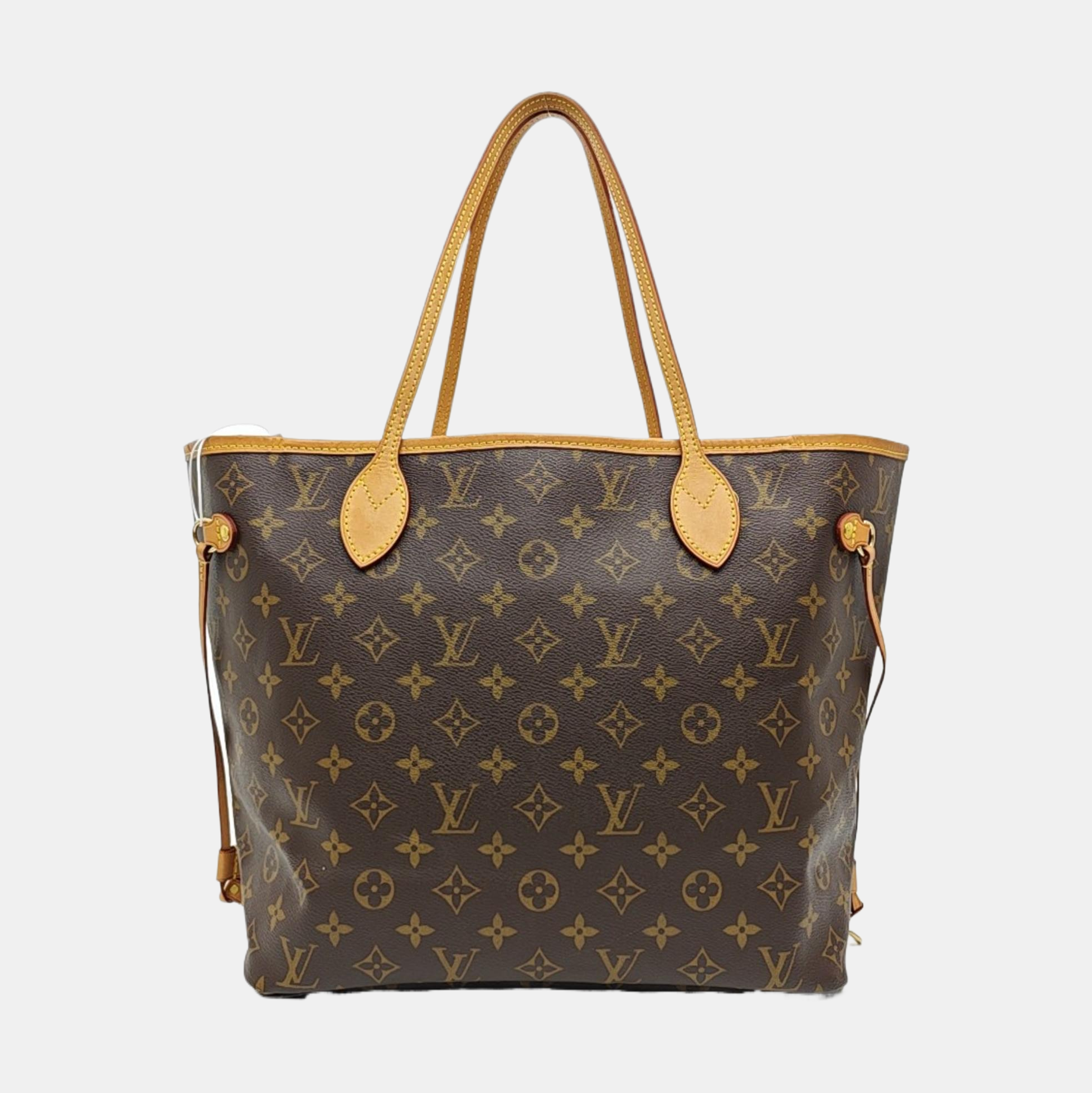 NEVERFULL MM Monogram Coated Canvas Brown