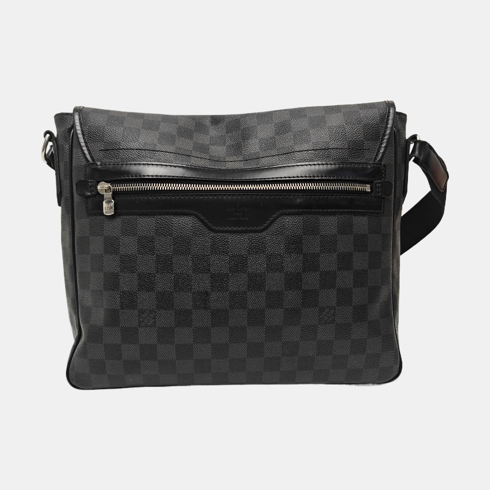 DANIEL Damier Graphite Coated Canvas Gray