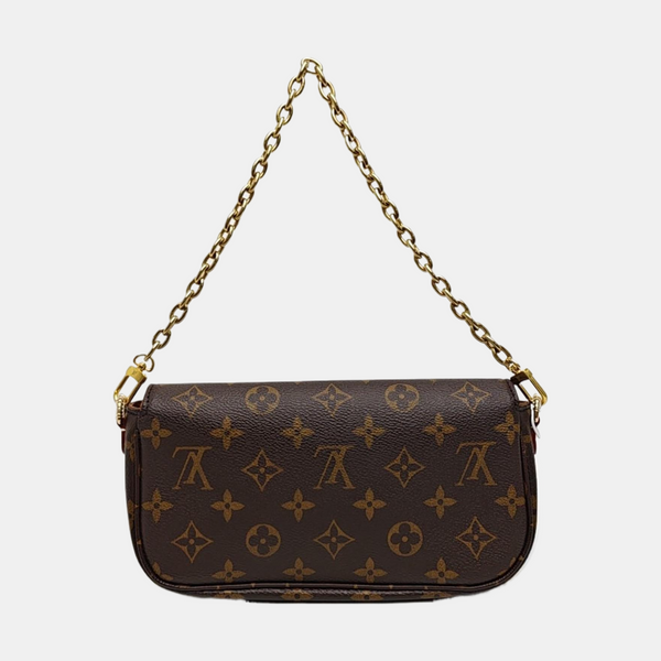IVY Monogram Coated Canvas Brown
