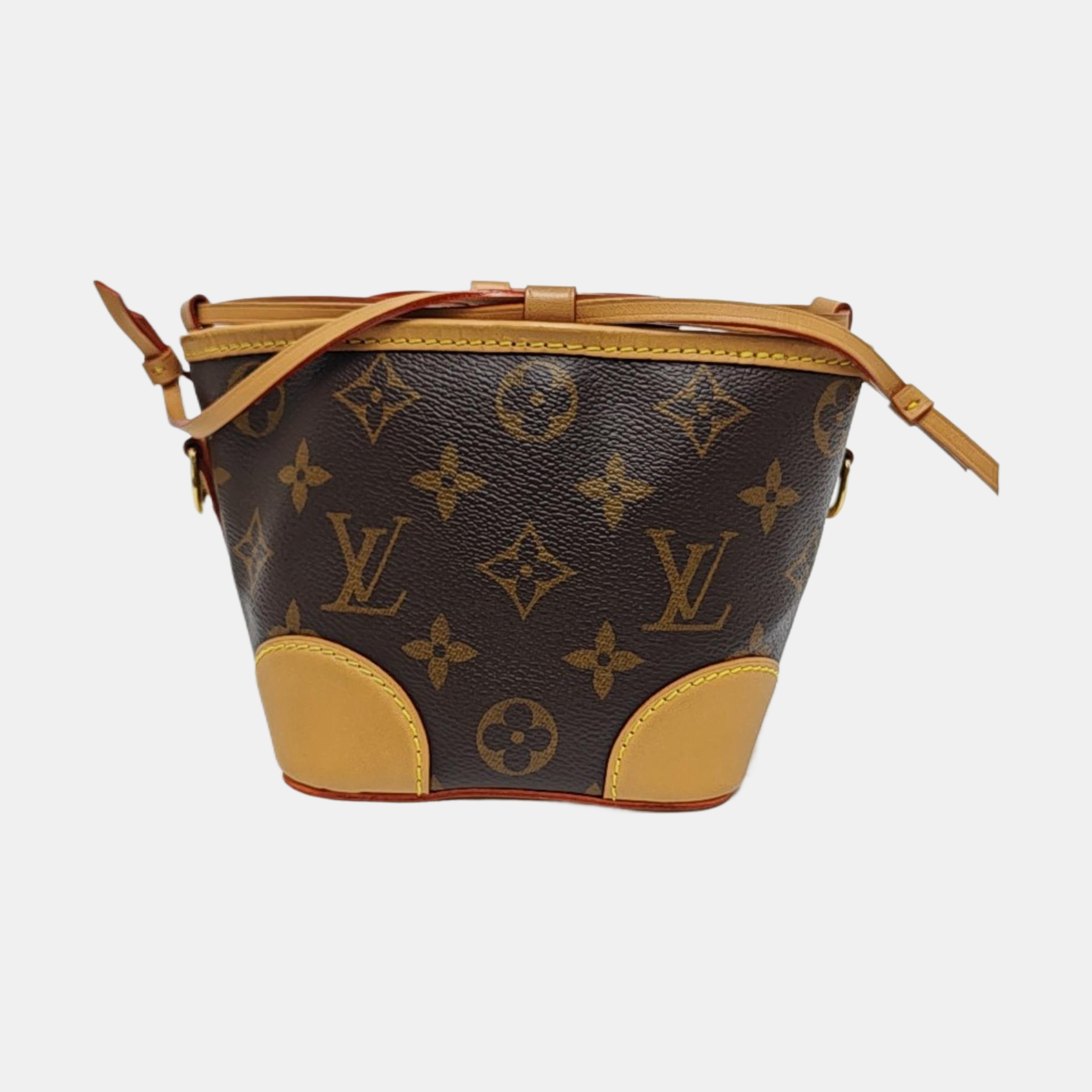 NOÉ Mini Monogram Coated Canvas Brown