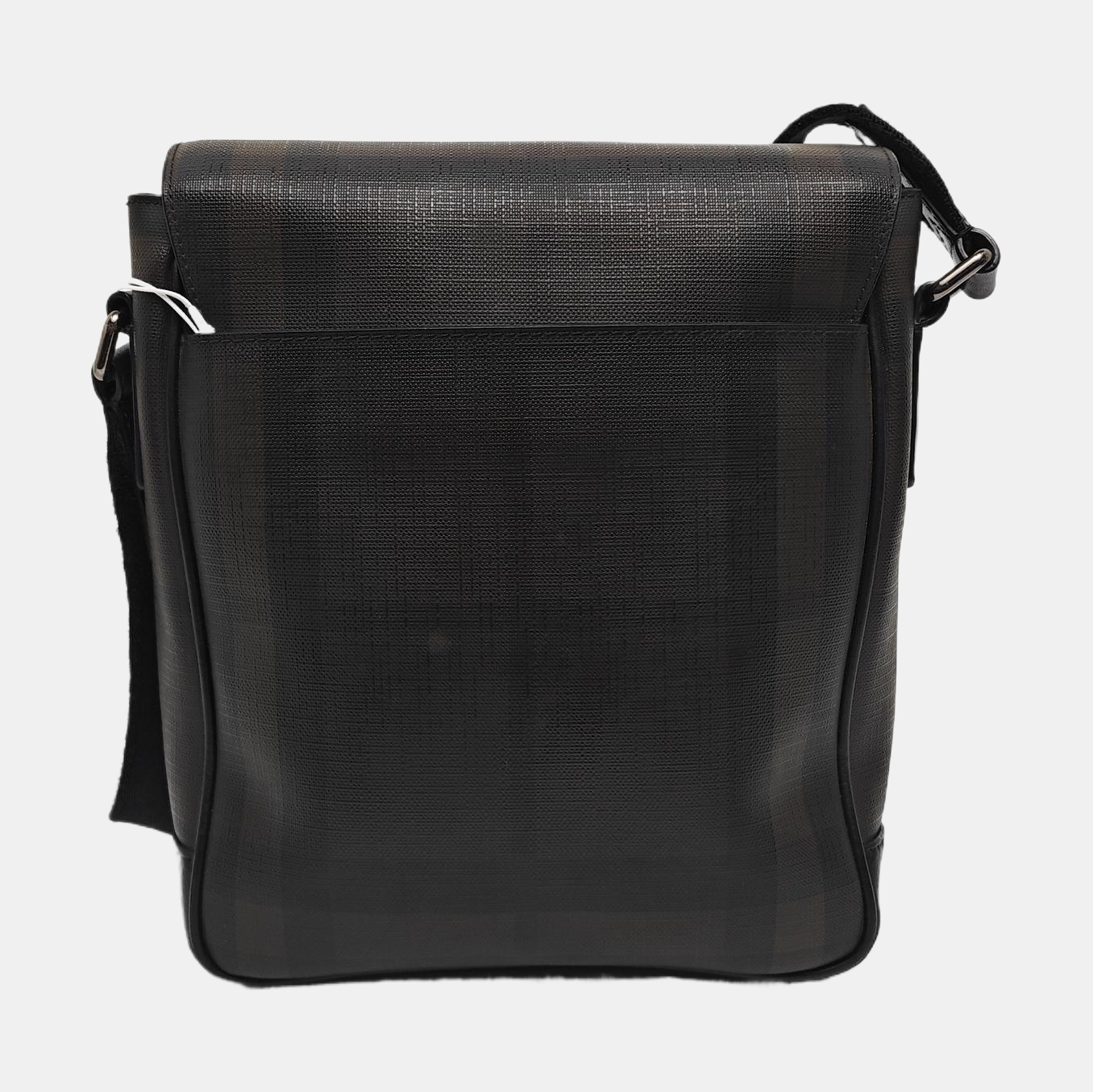 Coated Canvas Crossbody Bag Brown