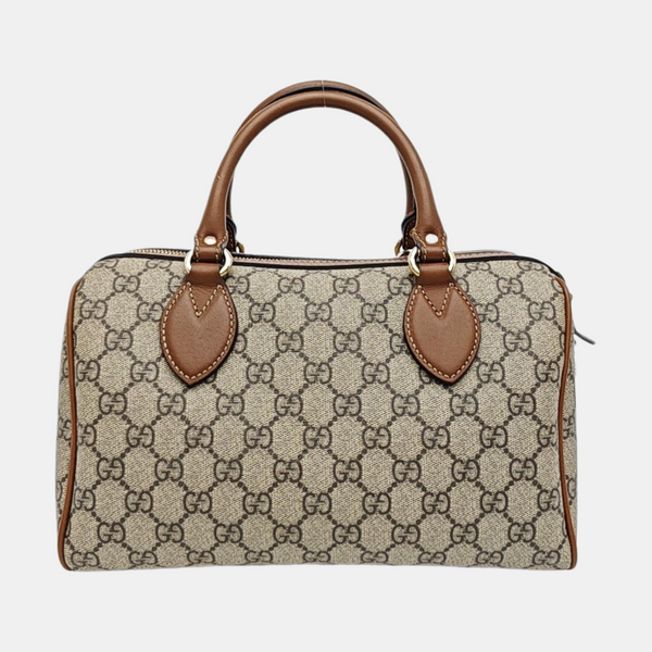 Monogram Coated Canvas Shoulder Bag Black