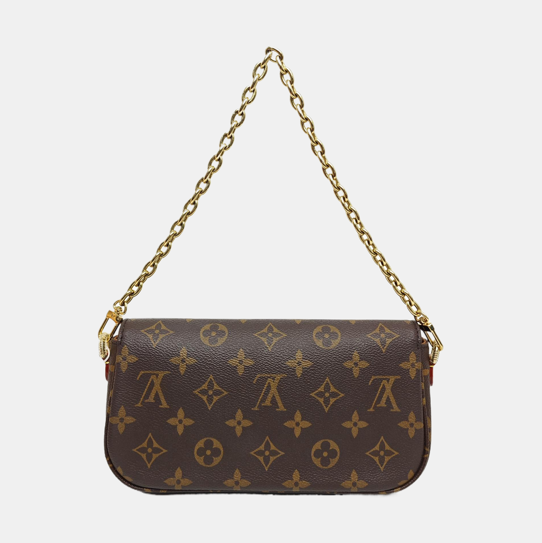IVY Monogram Coated Canvas Brown