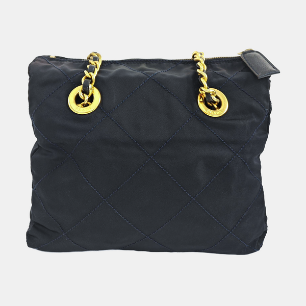 Re-Edition 1995 Chaîne Quilted Nylon Blue