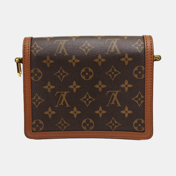 DAUPHINE Mini Monogram Coated Canvas Brown