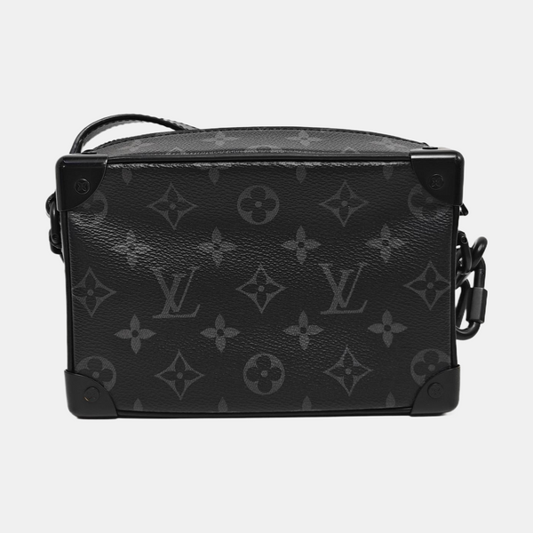 SOFT TRUNK Mini Monogram Coated Canvas Black