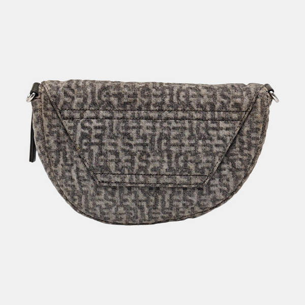 Fabric Shoulder Bag Mini Gray