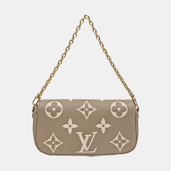 IVY Monogram Calfskin Gray