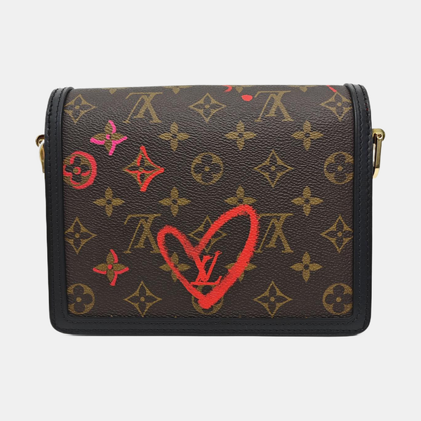 DAUPHINE Mini Monogram Coated Canvas Brown