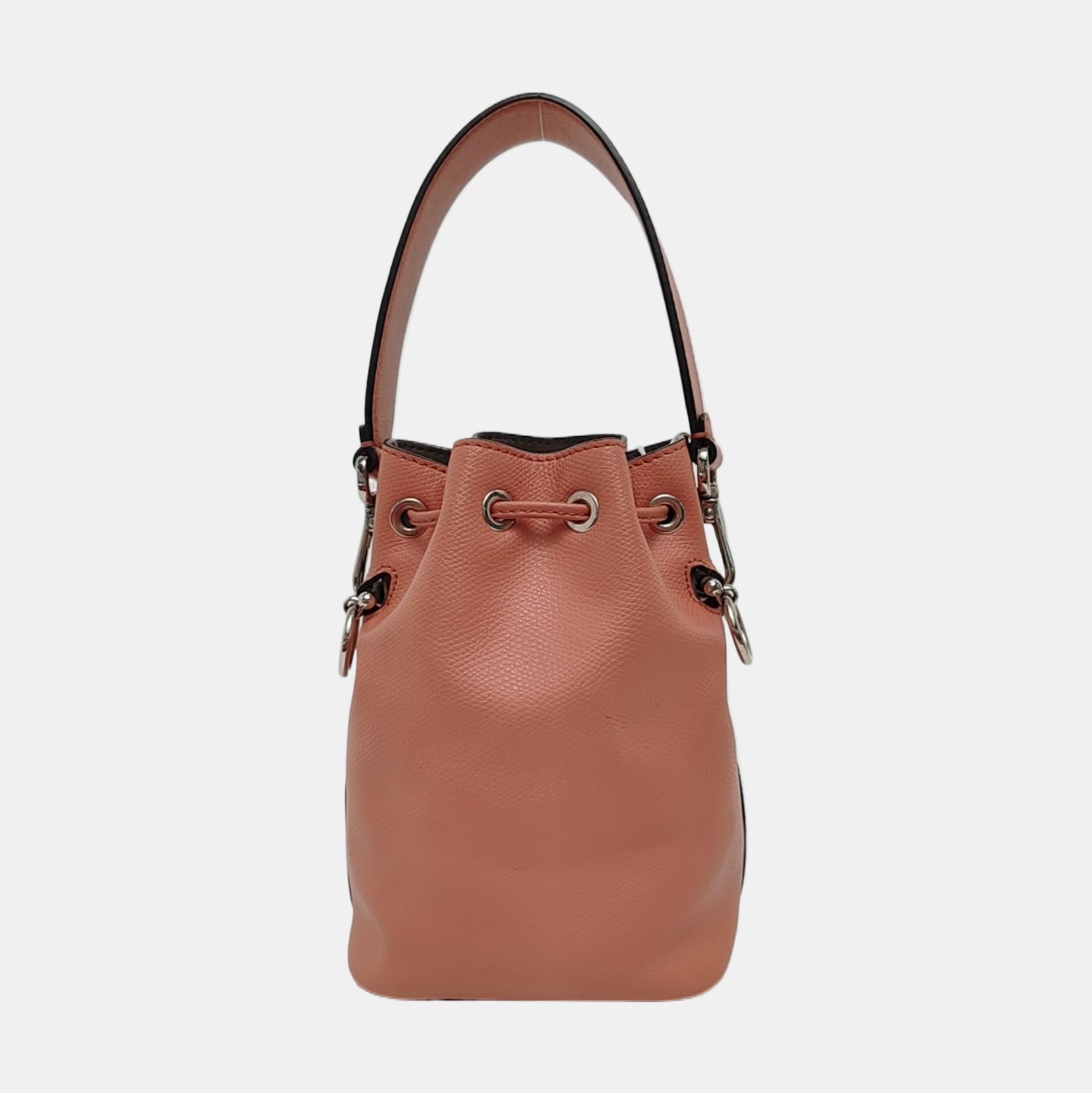 Authenticated pre-owned  Mon Tresor Mini Calfskin Pink - Bucket Bag at Looply