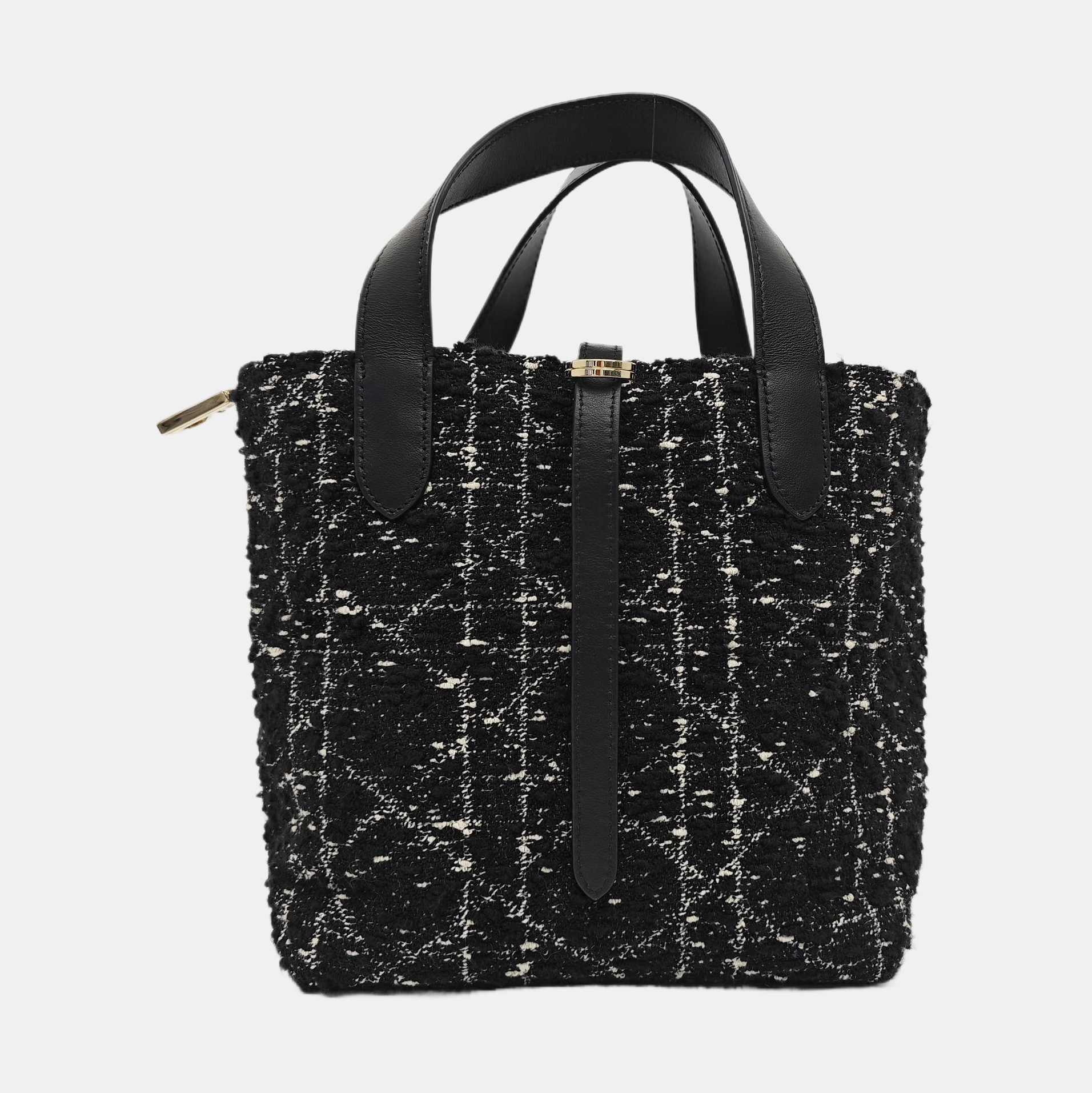 Toujours Small Cannage Wool Black