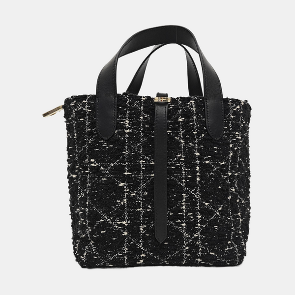 Toujours Small Cannage Wool Black