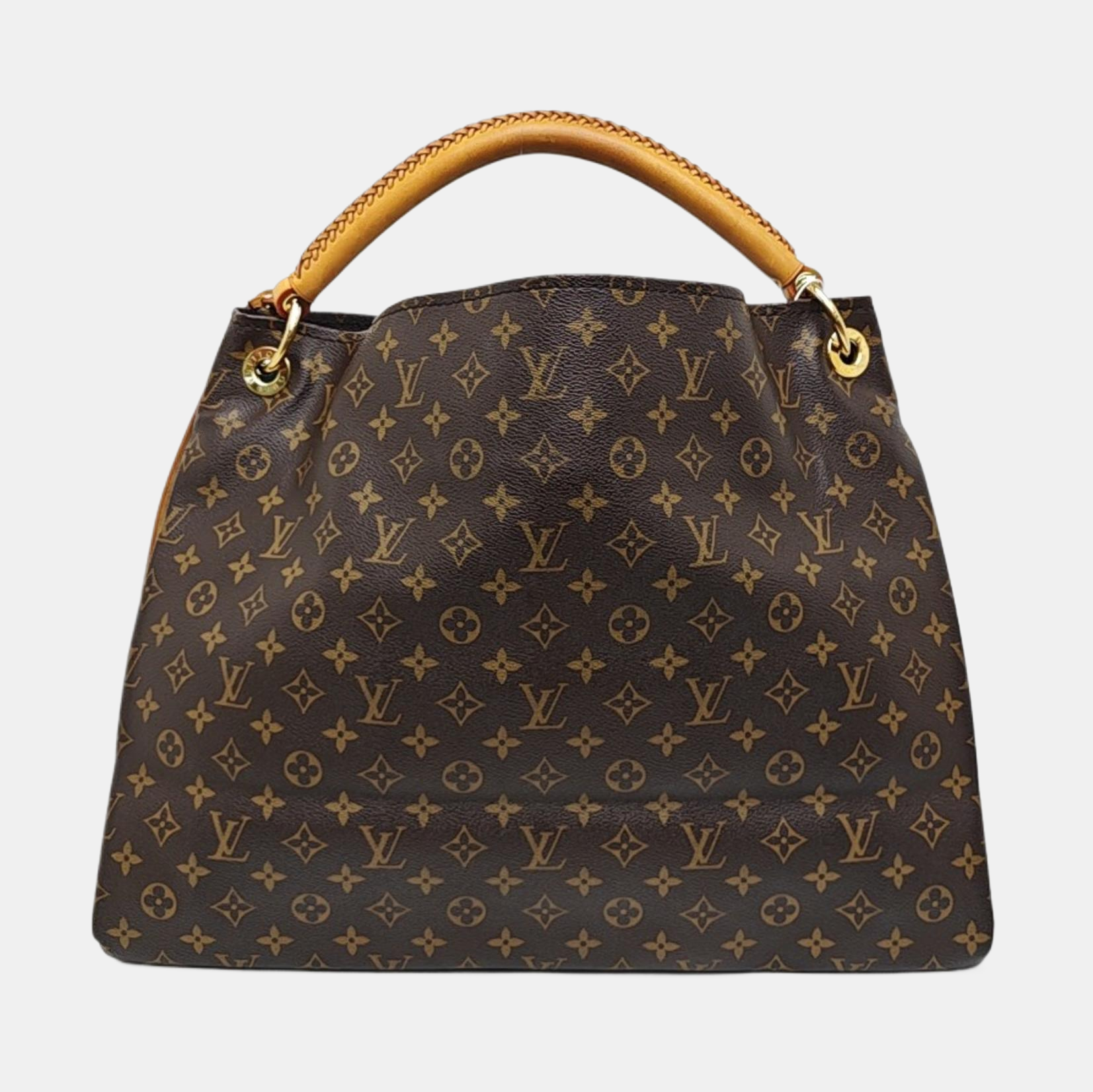 ARTSY GM Monogram Coated Canvas Brown