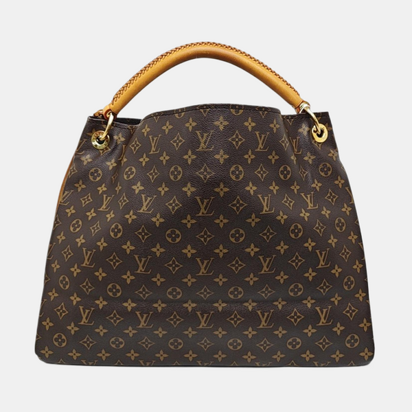 ARTSY GM Monogram Coated Canvas Brown