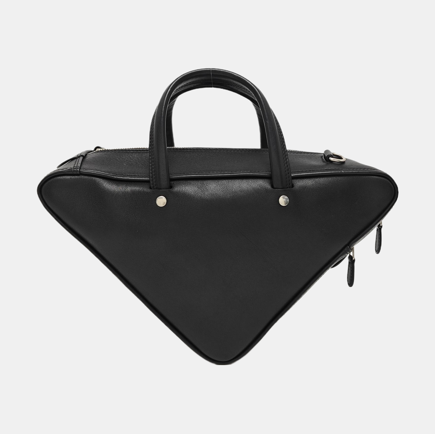 Triangle Calfskin Black