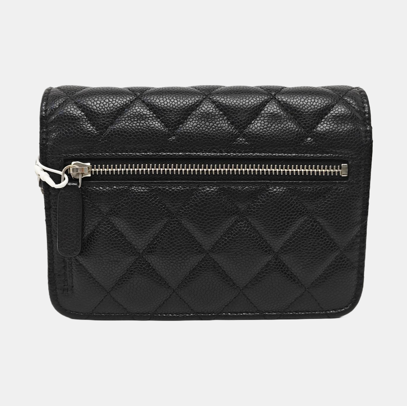 WOC Quilted Grained Calfskin Black