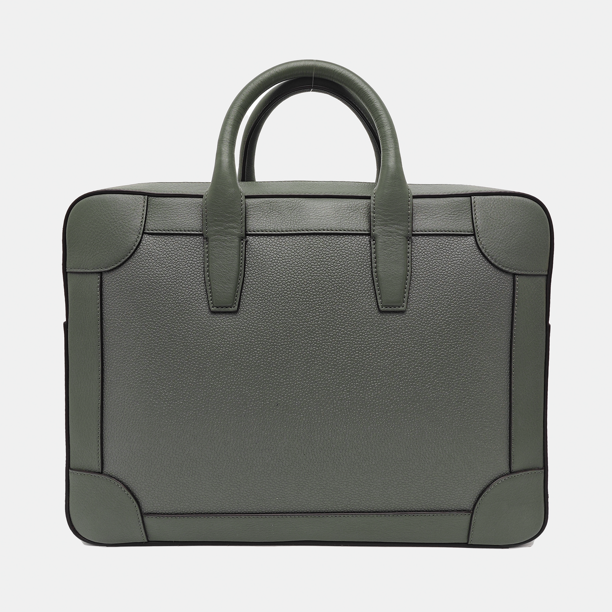 Calfskin Top Handle Bag Green