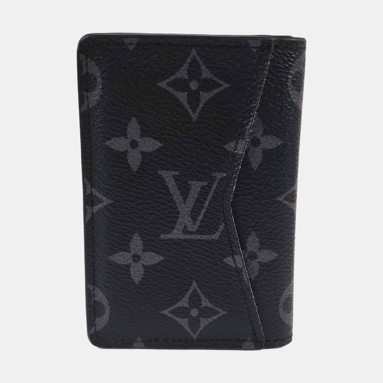 Monogram Coated Canvas Wallet Mini Black