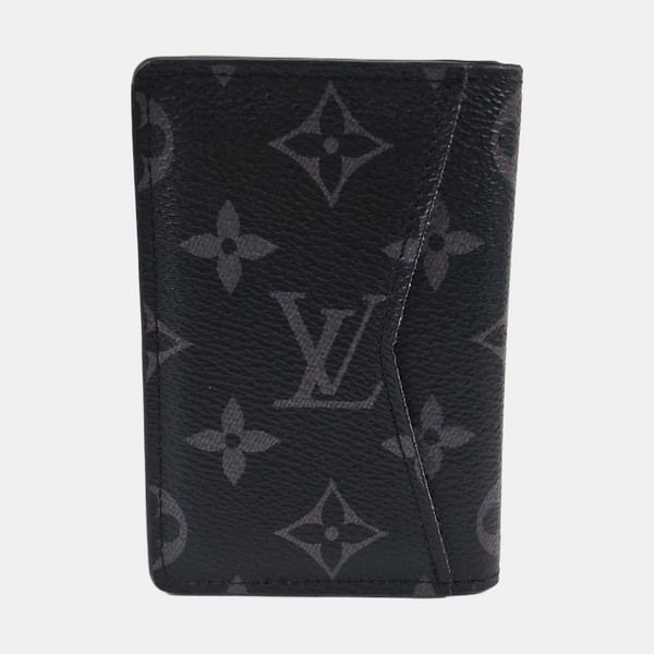 Monogram Coated Canvas Wallet Mini Black